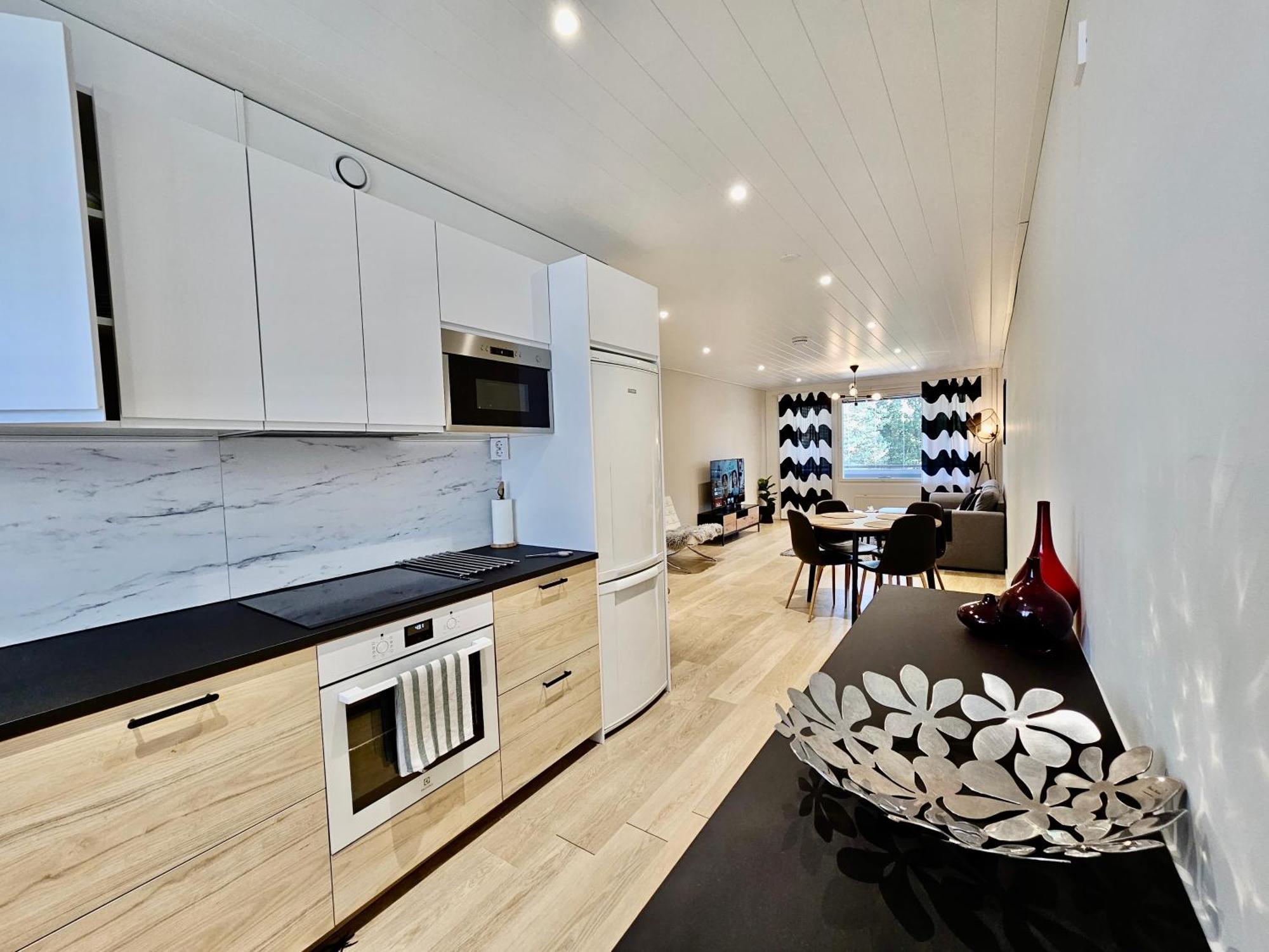 Elegant Apartment With Sauna In The Center Rovaniemi Exterior photo